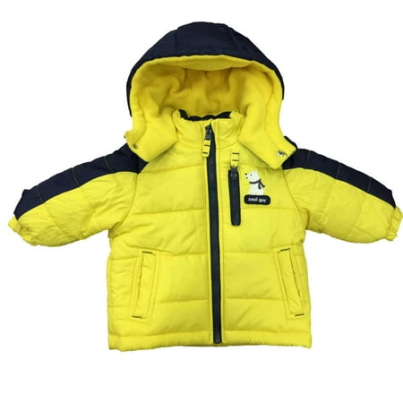 Carters Infant Boys Yellow Polar Bear Cub Coat Winter Puffer Jacket ...