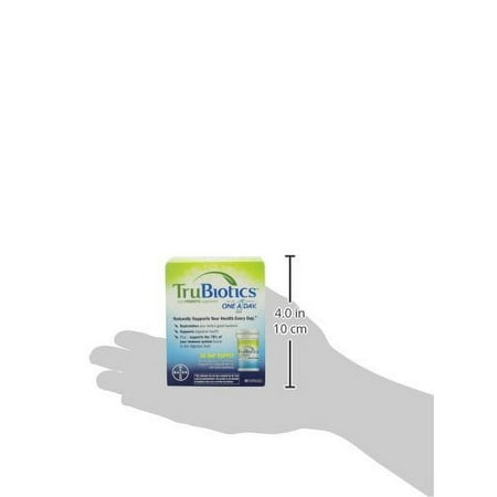 TruBiotics Daily Probiotic, 30 capsules - Gluten Free, Soy Free Digestive + Immune Health Support Supplement for Men and Women