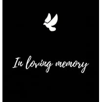 Memorial Guest Book (Hardback cover): Memory book, comments book, condolence book for funeral, remembrance, celebration , (Hardcover)