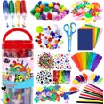 thumbnail image 1 of Mega Kit de Manualidades - Limpiador de Pipas, Ojos Móviles, Bolas Multicolor, 1 of 4