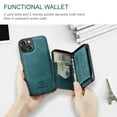 thumbnail image 5 of iPhone 13 Case,Dteck Magnetic Leather Detachable Wallet Functional Removable Case Shockproof Rubber Cards Holder Money Pocket Hybrid Kickstand Back Cover For Apple iPhone 13 6.1-inch,Blue, 5 of 7