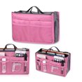 thumbnail image 2 of Versatile Multi-Pocket Handbag Organizer Insert for Women - Convenient Travel Purse Liner with Zipper Handles  Rose Pink TIKA, 2 of 6