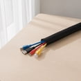 thumbnail image 2 of onn 10' Braided Cable Management Sleeve, Black, 2 of 8