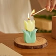 thumbnail image 4 of SLYNSHome Mother's Day Gifts Scented Candles Tulips Aromatherapy Candle Flowers Soy Wax Candles Birthday Gift for Wife Girlfriend (Yellow), 4 of 7