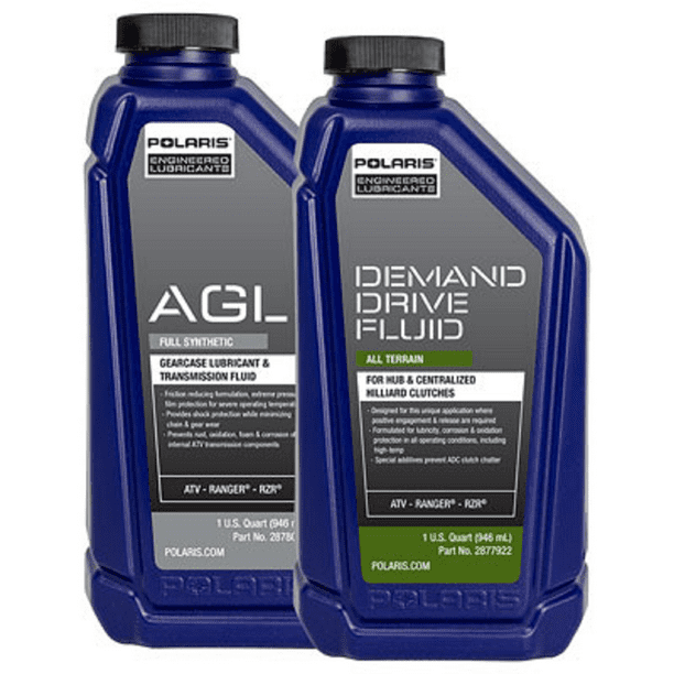 Drivetrain Oil Change Kit with Polaris Oil Compatible With Polaris