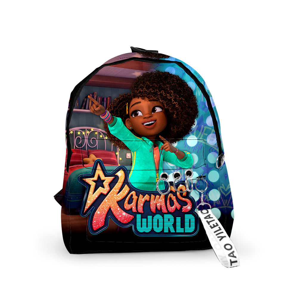 Karma's World Rucksack Cosplay Rucksack Fashion Backpack Funny Student