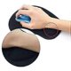 thumbnail image 4 of Mouse Mat BLACK ANTI-SLIP COMFORT MOUSE PAD MAT WITH GEL FOAM REST WRIST SUPPORT FOR LAPTOP, 4 of 5
