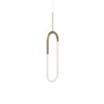 thumbnail image 1 of Kuzco Lighting Pd95108 Huron 1" Wide Led Abstract Mini Pendant - Brass, 1 of 1