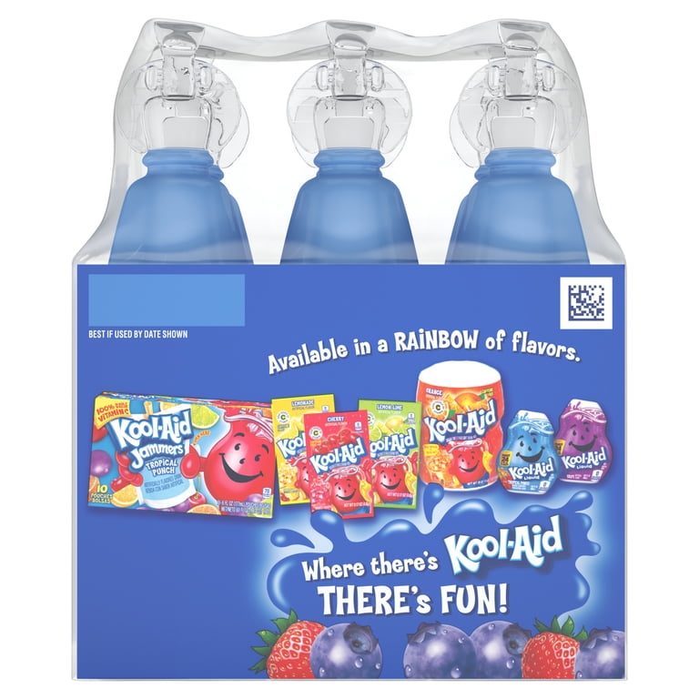 Kool-Aid Bursts Berry Blue Soft Drink, 6.75 oz, 8 Pack photo 3