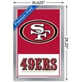 thumbnail image 3 of NFL San Francisco 49ers - Logo 21 Wall Poster, 14.725" x 22.375", Framed, 3 of 3