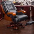 thumbnail image 4 of Modern Massage Leather Office Chair Waiting Floor Design Wheels Rotating Chair Hand Foot Rest Silla De Oficina Office Furniture My Lux Decor Round, 4 of 18