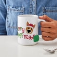 thumbnail image 4 of CafePress - Merry Corgimas Large Mug - 15 oz Ceramic Large White Novelty Mug, 4 of 6