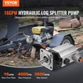 thumbnail image 2 of VEVOR Hydraulic Wood Log Splitter Pump Kit Gear Pump 16GPM 2 Stage with Valve, 2 of 9
