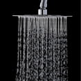 thumbnail image 4 of Vanity Art 8 Inch Square Rain Showerhead High Pressure Stainless Steel Rainfall Shower Head with Waterfall Full Body Coverage, Brushed Nickel Finished, 4 of 9