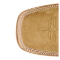 thumbnail image 4 of Justin Boots Mens Quincy Sueded Ostrich Embroidered Square Toe Cowboy  Mid, 4 of 5