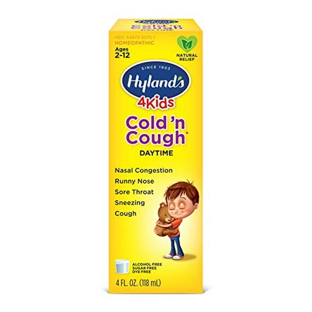 Cold Medicine for Kids Ages 2+ by Hylands, Cold and Cough 4 Kids
