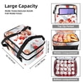 thumbnail image 3 of Cupid Double Layered Insulated Lunch Bag with Two Compartments, Large Capacity, and Hand Carry - 7.1x11.4x16.1 Inches, 3 of 6