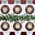 thumbnail image 7 of Ryvnso Owl in Fall Round Plate Mats Dining Table Placemat Set of 4 for Holiday Decoration, 7 of 7