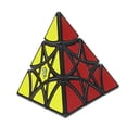 thumbnail image 3 of Cubo de de plástico, 3x3x3 Pyramid Speed Triangle Puzzle Edición mejorada del cubo mágico: gira más rápido y con mayor precisión Sunnimix Magic Cube Puzzle Game, 3 of 8