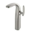thumbnail image 3 of Chateau Single Hole, Single-Handle, High Arc Bathroom Faucet in Brushed Nickel, 3 of 13