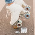 thumbnail image 4 of OUNONA  10 Pcs Roller Skate Accessories Rotating Toys Professional Skateboard Wheel Axle Shaft Silver, 4 of 8