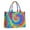 Colorful Rainbow Tie, variant on Large Capacity Tote Bag,Colorful Tie Dye Wave Pattern Handbag Fashion Luxury Tote Bag,15.7"x13"x 5.1" Inches,Laptop Compatible