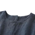 thumbnail image 5 of Lovskoo 2024 Tank Tops for Women Sleeveless Summer Casual Trendy Comfort Lace Solid Color Loose Round Neck Tank Tops Navy, 5 of 9