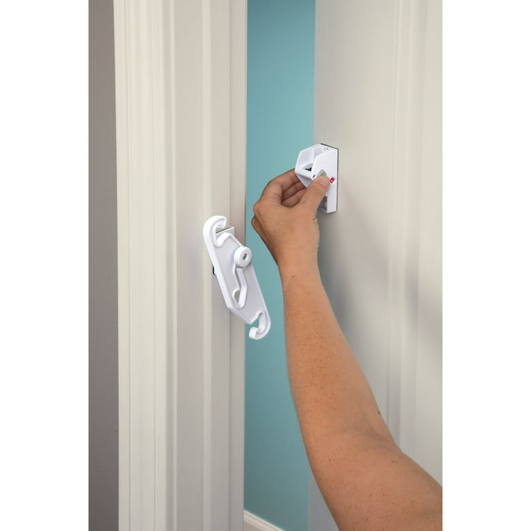 Safety 1st White Plastic Adhesive Top Door Lock 1 pk Safety 1st White Plastic Adhesive Top Door Lock 1 pk
