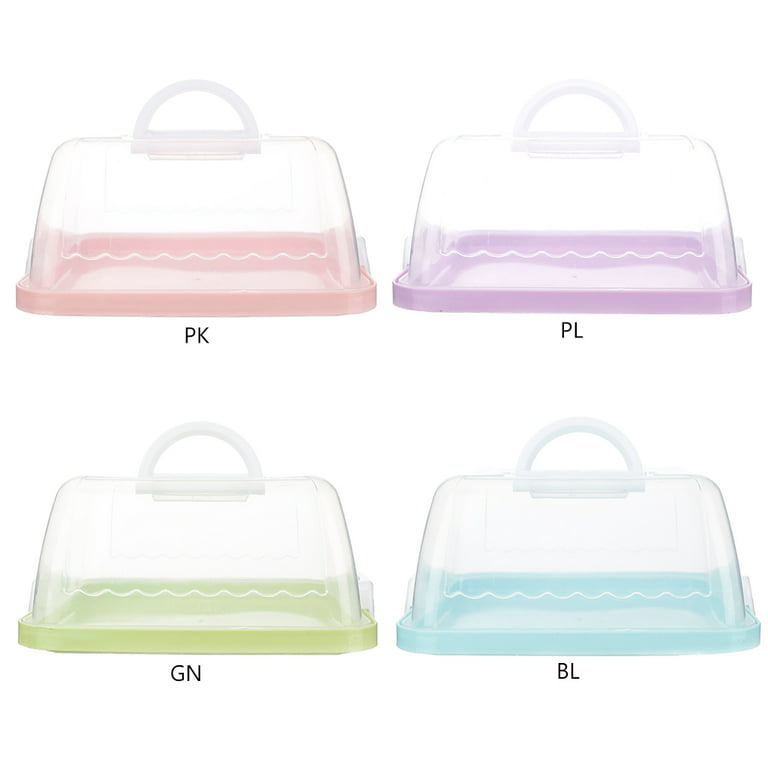 NOLITOY Dessert Containers Airtight Bread Container Cupcakes Cake Packing  Holder Clear Cake Carrier Multi-function Cake Case Handheld Cake Case