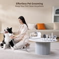 thumbnail image 3 of Kit &   Vacuum with Suction, 6 in 1 Pet  Vacuum for Shedding, Low Noise  Hair Vacuum with 1.5L Cup, Electric  Clippers for  Thick Hair Cats & Dogs, 3 of 6