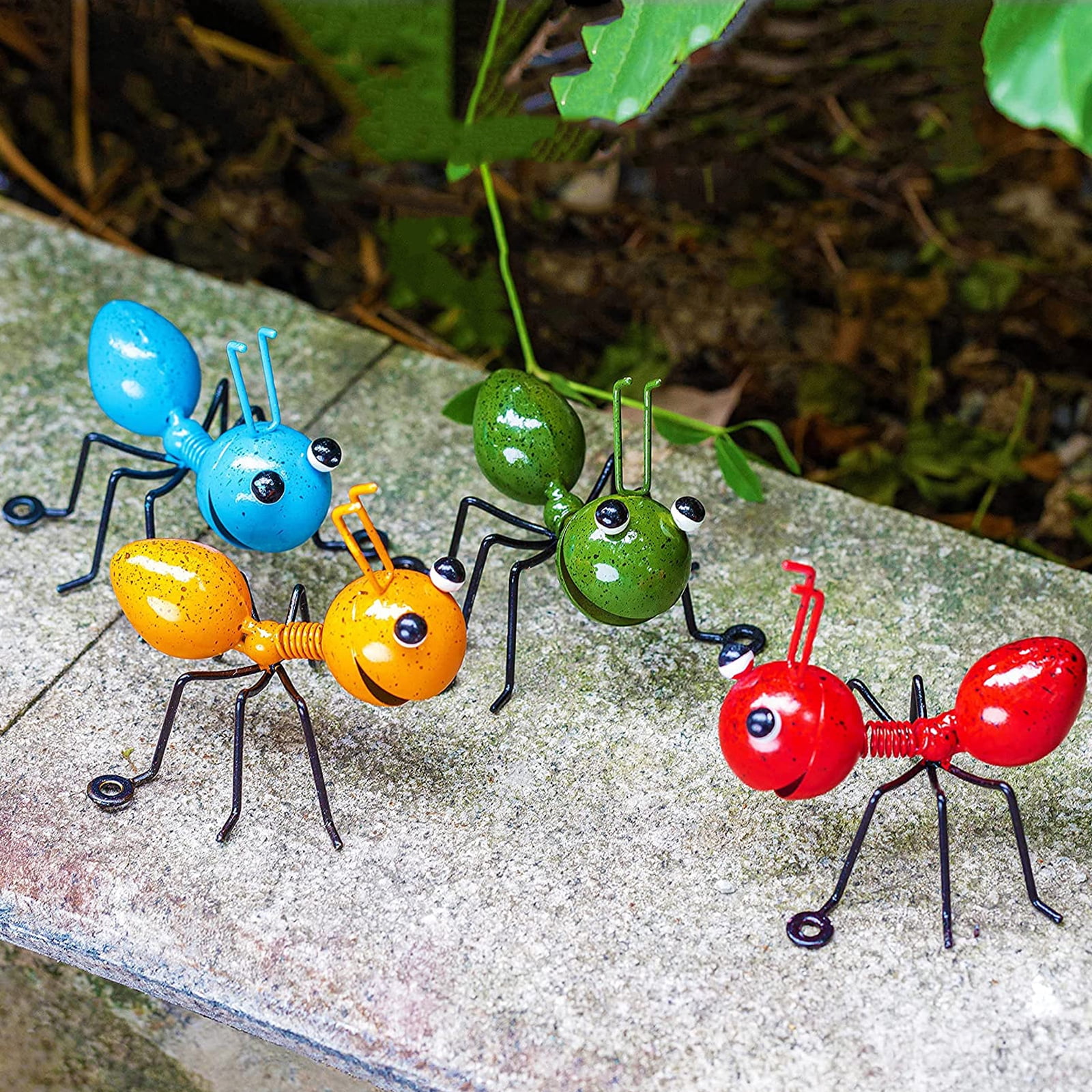 GRNSHTS Metal Ant Garden Yard Decor Outdoor Wall Art Decorations - Ants  Decor Sculptures Ornaments Gifts for Outside Fence Backyard Lawn Tree  Porch, Set of 4 