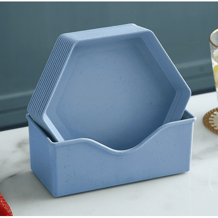 Black Friday Deals 2021 5/10Pack Unbreakable Wheat Straw Plates Dinner Dishes + Base Dishwasher & Microwave Safe