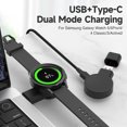 thumbnail image 5 of SIKAI CASE Samsung Galaxy Watch Charger Magnetic Wireless Portable Dual Laptop Charging for Samsung Galaxy Watch6/5/5Pro/4/4Classic/Active2, 5 of 8