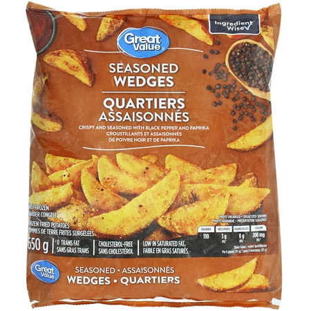 Great Value Seasoned Wedges 650 g