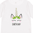 thumbnail image 4 of Inktastic Unicorn Earth Day Girls Long Sleeve Toddler T-Shirt, 4 of 5