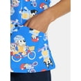 thumbnail image 4 of Bluey Women's Graphic Scrub Top, Sizes S-3XL, 4 of 5