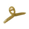 thumbnail image 1 of Pinza para el pelo de resina, gruesa, 5,9 pulgadas, con textura decorativa, pasadores de agarre fuerte, pinzas para garra L verde, 1 of 10