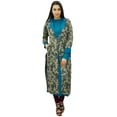 thumbnail image 2 of Bimba Women 2 Pcs Straight Ladies Kurta Kurti with Printed Jacket Winter Tunic, 2 of 9