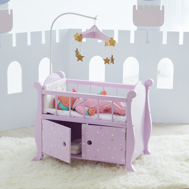 Olivia S Little World Twinkle Stars Princess Nursery Crib Bed