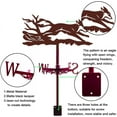 thumbnail image 3 of Iron Wind Direction Indicator Weathervane for Outdoor Garden Wind Measuring Tool Fox 250x358mm, 3 of 7