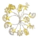 thumbnail image 5 of Cadena de luces colgantes para Ramadán Eid, luz nocturna, decoración para interiores y exteriores, luna y estrella. 150cm 10LED, 5 of 9