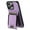 purple, variant on ELEHOLD for iPhone 15 Flip Back Card Slots Wallet Case Premium Retro Leather Soft Shockproof Stand Function Slim Lightweight Business Style for Women Men Case,black