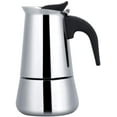 thumbnail image 1 of Portable Stainless Steel Coffee Pot Moka Espresso Maker Mocha Pot Coffee Brewing Tool (300ml), 1 of 8