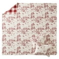 thumbnail image 7 of Levtex Home - Winter Sleigh Ride Quilt Set - Full/Queen Quilt and Two Standard Shams - Winter Village - Red Cream - Quilt (88x92in.) and Shams (20x26in.) - Reversible - Cotton, 7 of 7