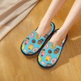 thumbnail image 4 of House Slippers for Women Men - Cupcake Donut Macaroon Prints Lightweight House Shoes Fuzzy Slippers, Soft Slip-On Cozy House Slippers for Woman Indoor Outdoor, 4 of 7