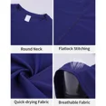 thumbnail image 3 of ANFERRY Short Sleeve Swim Shirts for Men Printed UPF50+ Sun Protection Athletic Rash Guards Top, 3 of 11