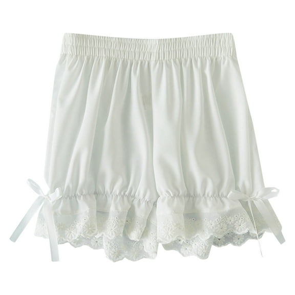 Povozer Girls Seamless Boyshort Panties Toddler Girls' Toddler Girls' Tag-Free Cotton Underwear for 4-5 Years,White