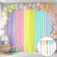 thumbnail image 1 of Cortinas de fondo JCJ Unicorn Pastel Rainbow de 10 x 7 pies, 5 paneles, 1 of 7