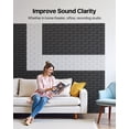 thumbnail image 4 of Paneles de pared insonorizados Soundsbay autoadhesivos, paquete de 12, 4 of 6