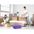 thumbnail image 6 of Unique Bargains 1 Pack Clothes Storage Bags Moving Bags Purple 21.5*14*8in, 6 of 7